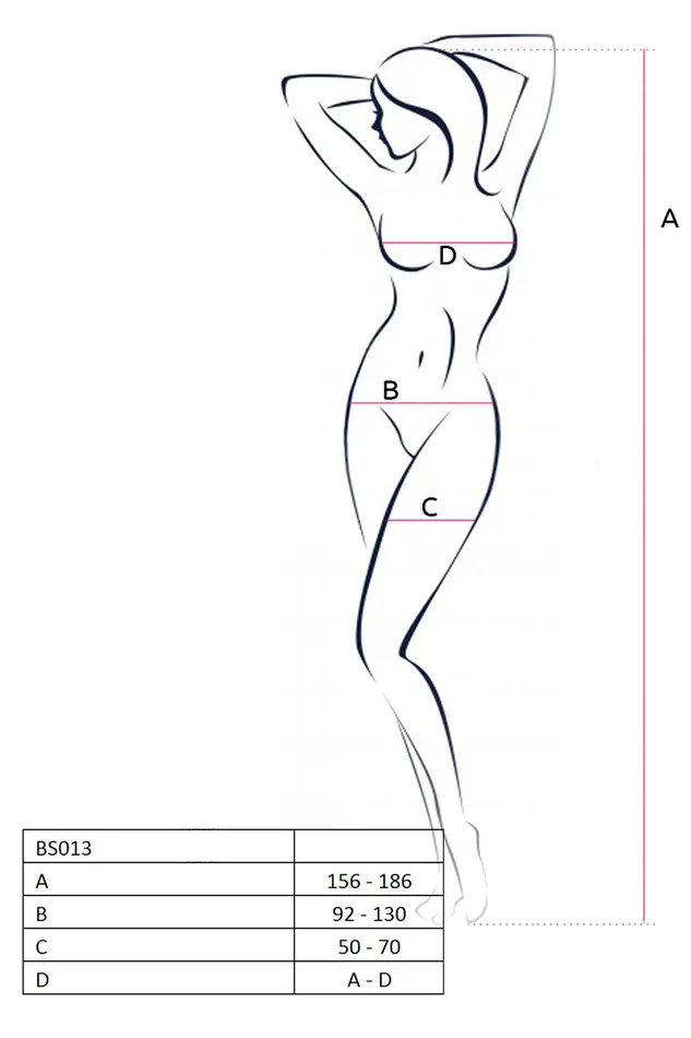 Bodystocking BS013 BLK Passion Lingerie Bodystockings Playsuits Bodystocking BS013 BLK Passion Lingerie Bodystockings Playsuits