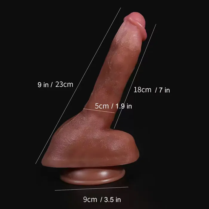 Dildos Realistic Skin Dildos Suction Cup 9 Inch