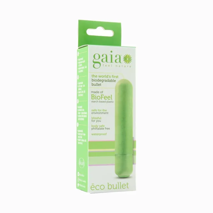 Blush Female Sex Toys Gaia Biodegradable Bullet Vibrator