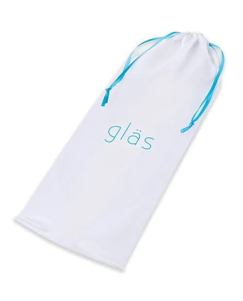 Dildos Electric Eel INC Glas 12 Double Ended Glass Dildo Wanal Beads Clear