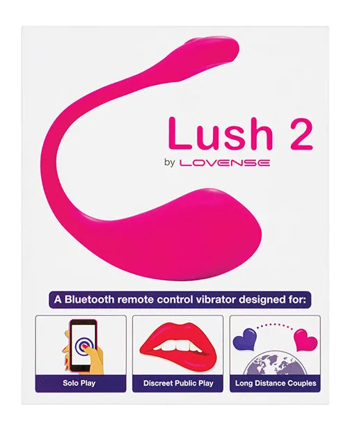 Hytto Pte Ltd Lovense Lush 20 Sound Activated Vibrator Pink Vibrators Hytto Pte Ltd Lovense Lush 20 Sound Activated Vibrator Pink Vibrators