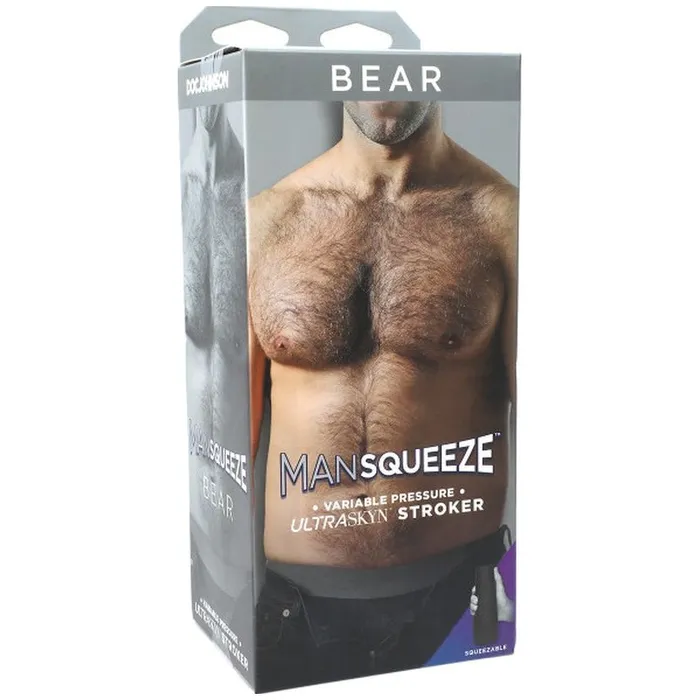 Male Sex Toys Man Squeeze Bear UltraSkyn Stroker Ass Vanilla