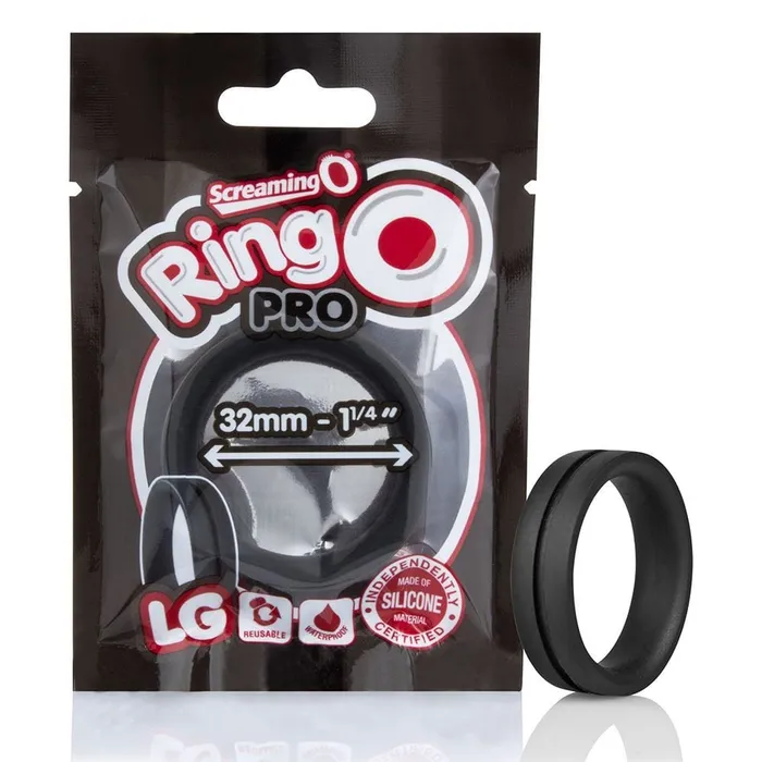 Screaming O RingO Pro LG Cock Ring Black Screaming O Ringo inc Rangler Male Sex Toys Screaming O RingO Pro LG Cock Ring Black Screaming O Ringo inc Rangler Male Sex Toys