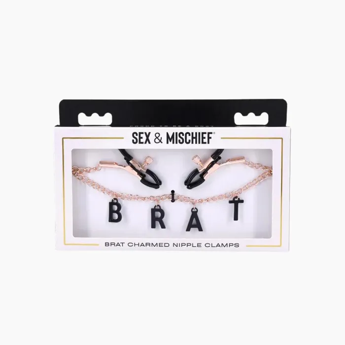 Sportsheets Nipple Clitoral Toys Brat Charmed Nipple Clamps