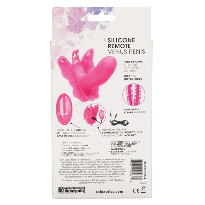 Venus Butterfly Silicone Remote Venus Penis CalExotics Male Sex Toys Venus Butterfly Silicone Remote Venus Penis CalExotics Male Sex Toys
