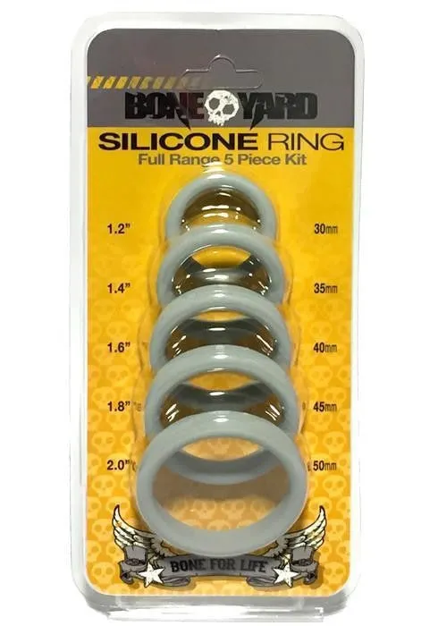 Couples Boneyard Boneyard Silicone Ring 5 Pcs Kit