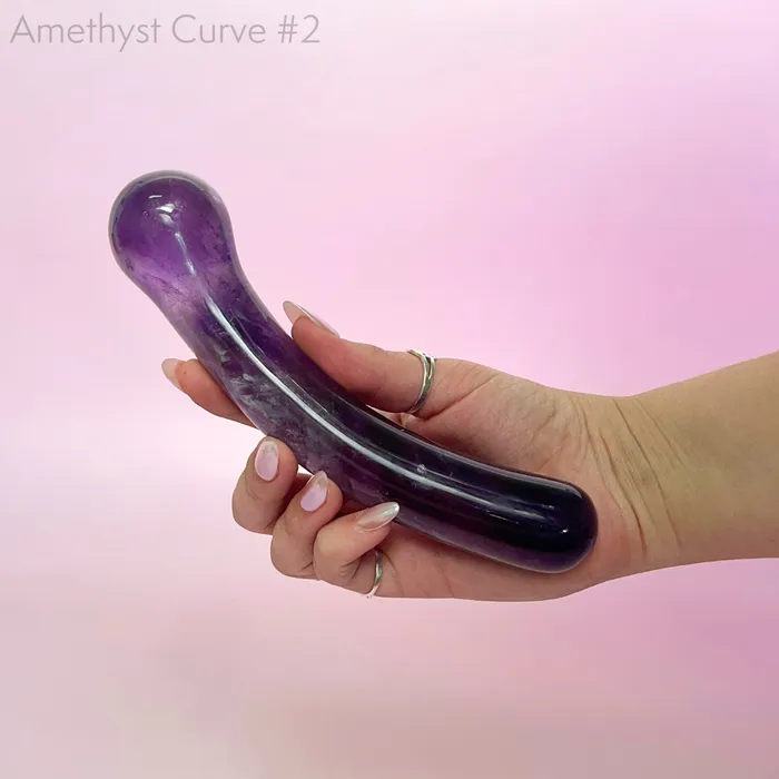 The Amethyst Curve Limited Edition yonipleasurepalace Dildos